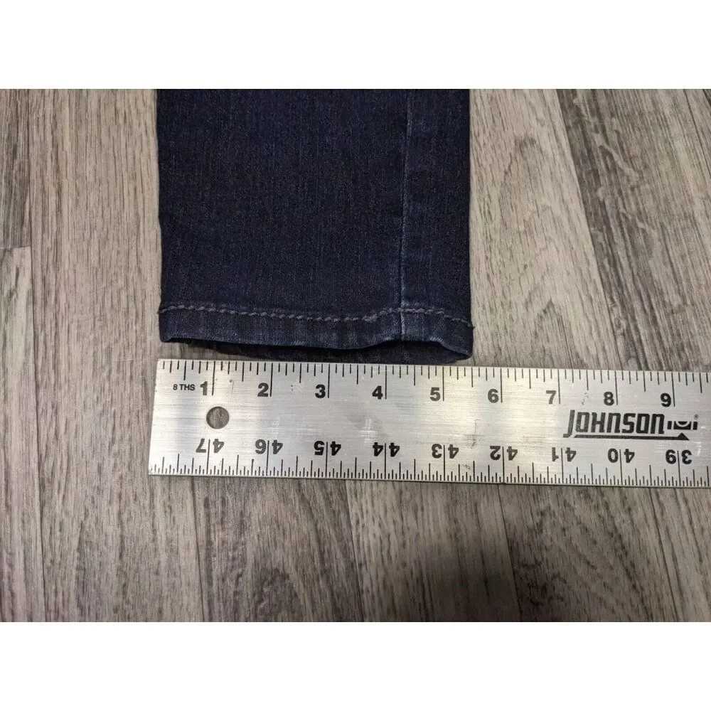 Seven‎ 7 Womens Size 4 Skinny Embroidered Studs Denim Blue Jeans